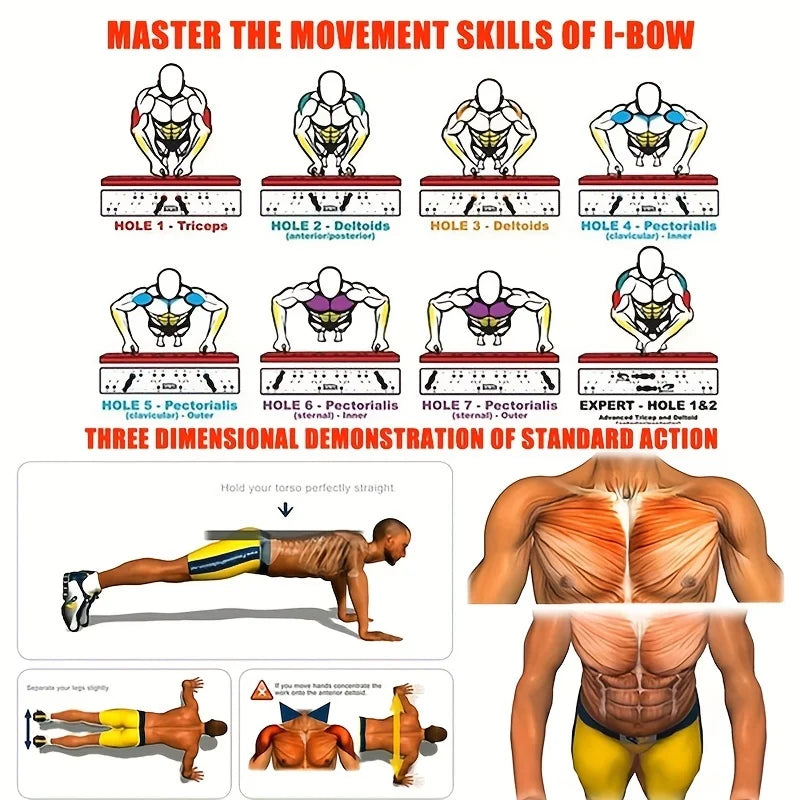 Multifunction Push-Up Rack Board