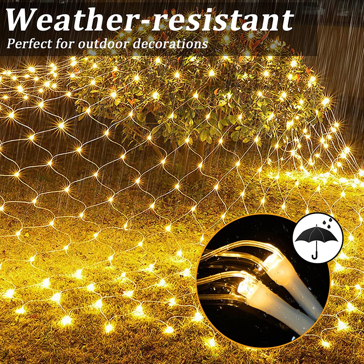 Enchanting Net Mesh Solar Fairy Lights
