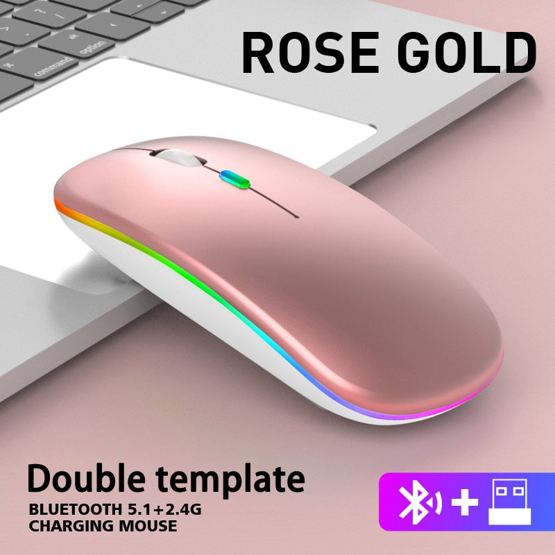 Rechargeable RGB Wireless Gaming Mouse!