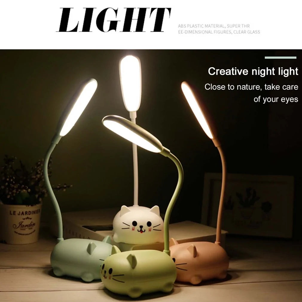 Cute Desk Lamp for Kids and Cat Lovers
