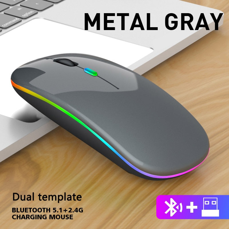 Rechargeable RGB Wireless Gaming Mouse!