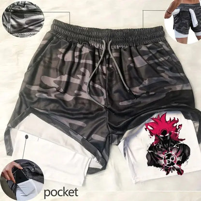 Dragon Ball Z - Running Shorts - With Pockets!