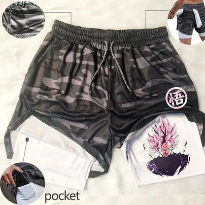 Dragon Ball Z - Running Shorts - With Pockets!