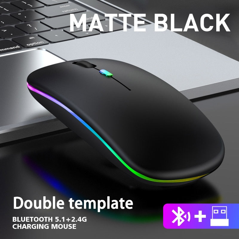 Rechargeable RGB Wireless Gaming Mouse!