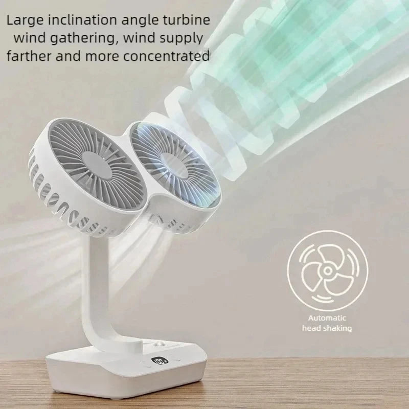 Desktop Double Head Fan