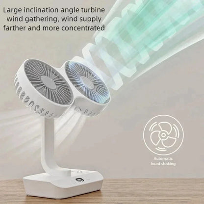 Desktop Double Head Fan