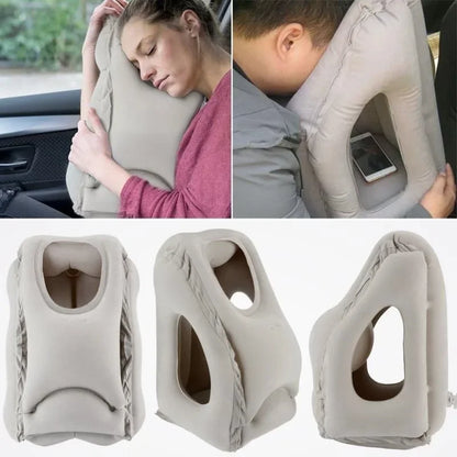 Anti-static Inflatable Travel Pillow