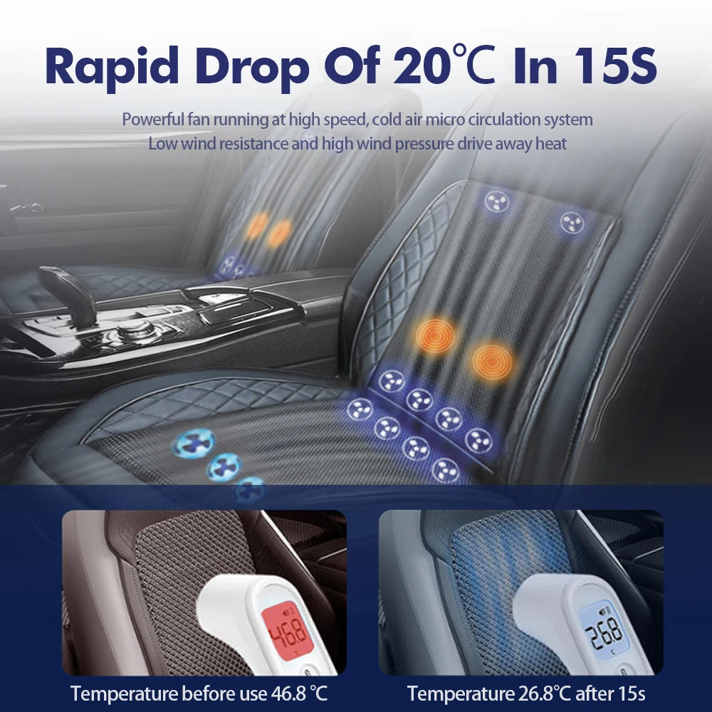 Premium Ventilated Car Seat Cushion