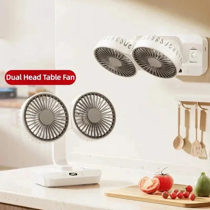 Desktop Double Head Fan