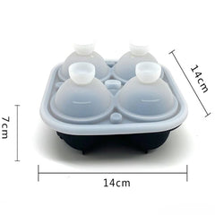 3 x Silicone Rose Ice Cube Tray
