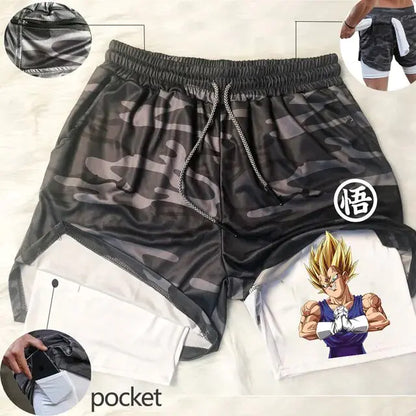 Dragon Ball Z - Running Shorts - With Pockets!