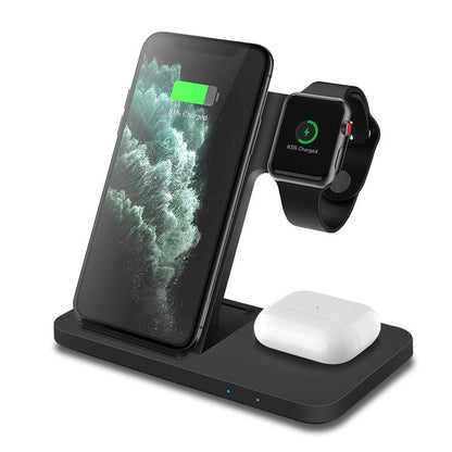 15W Fast Wireless Charging 3-in-1 Hub