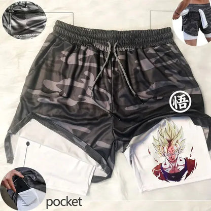 Dragon Ball Z - Running Shorts - With Pockets!