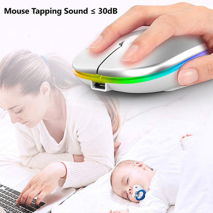 Rechargeable RGB Wireless Gaming Mouse!