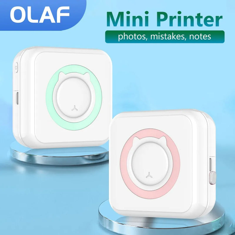 Olaf's Mini Portable Thermal Stickers Printer