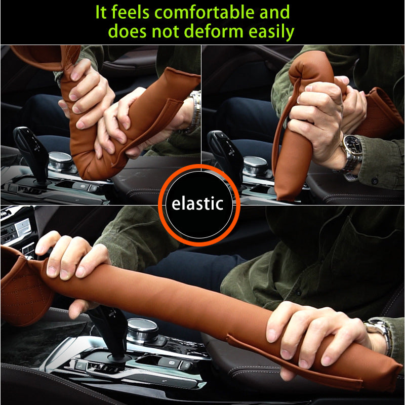 Premium Leather Car Seat Gap Filler - Keep Your Car Neat and Organized!