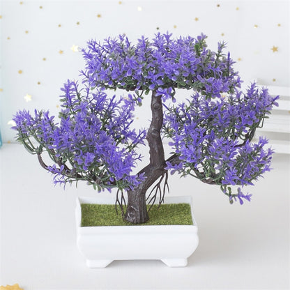 Faux Bonsai Potted Flower