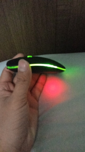 Rechargeable RGB Wireless Gaming Mouse!